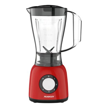 Licuadora Peabody Roja 1.5L 600W 5 Velocidades PE-LN610R