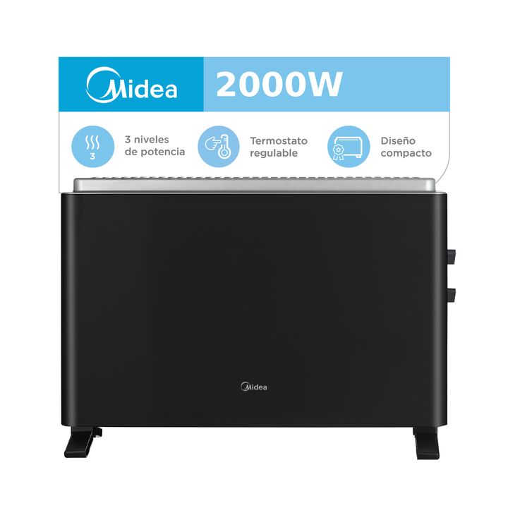 Panel Calefactor Eléctrico De Convección Midea 2000w - Vista 1