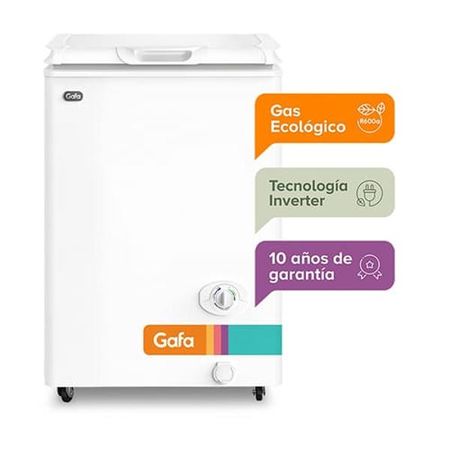 Freezer Horizontal Gafa FGHI100B-S 117 Litros Blanco Inverter