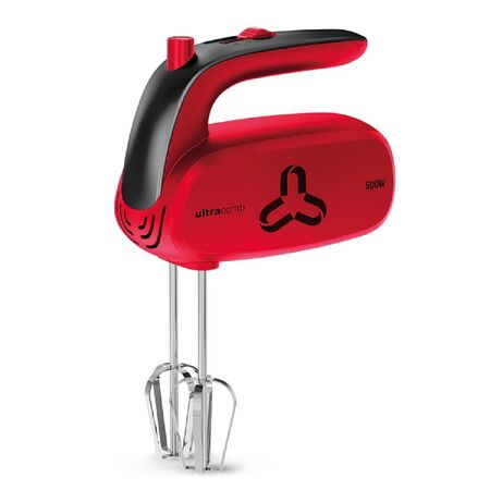 BATIDORA ULTRACOMB BM2608R DE MANO 500 WTS BATE AMASA ROJA