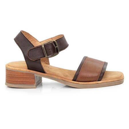 SANDALIA GLAM MARRON