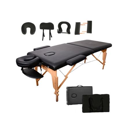 Camilla Para Masajes Blanca Gadnic Profesional Hasta 225kg 185x70cm Plegable