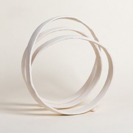 Figura Decorativa - Gaanth off white 33x28 cm