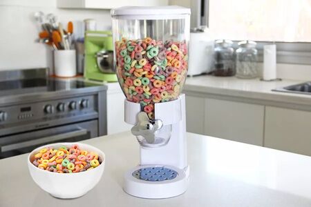 Dispenser De Cereal Blanco