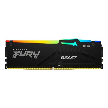 Memoria RAM Kingston 16GB DDR5 6800Mhz Fury Beast RGB para PC