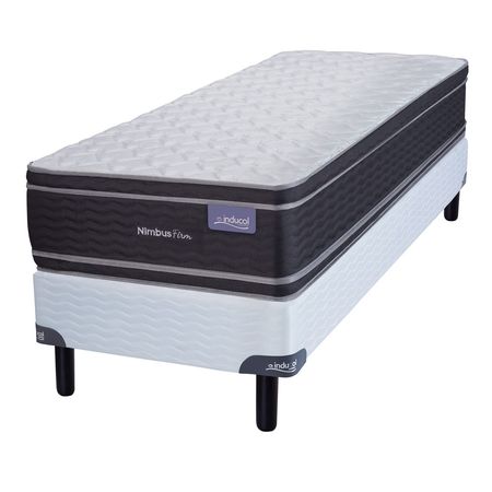 COLCHÓN + SOMMIER INDUCOL NIMBUS FIRM ESPUMA 100x190x26