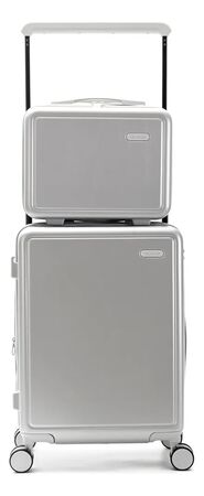 Set De Valijas Skora Hard 20 Pulg Y Beauty Case Plata 41454