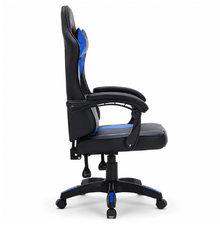 SILLA GAMER SHENLONG SH-GC135 NEGRA Y AZUL - Vista 4