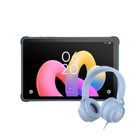 Combo TCL Pad 10L 128GB 4GB RAM + Auriculares Dekkin Vincha USB-C Celeste