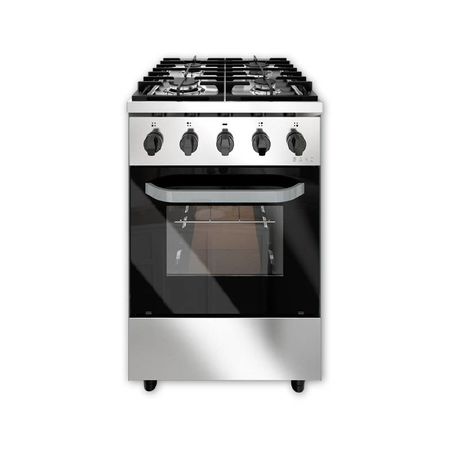 COCINA SAHO KUMA 550 - VISOR, 55CM, 4 HORNALLAS, INOX (18090)