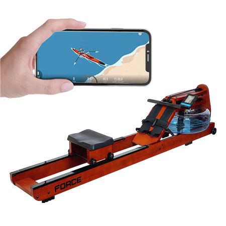 Maquina Simulador de Remo Gadnic Monitor Inteligente Bluetooth 28kg Silenciosa