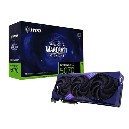Placa de Video MSI 12GB RTX5070 World of Warcraft Oc