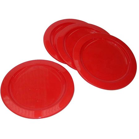 Conjunto De Camping Plastico Foco 4 Platos Playos