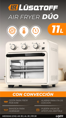 HORNO ELECTRICO AIR FRYER LUSQTOFF 11L