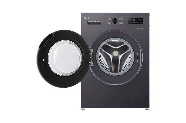 Lavarropas Automático LG Wm80mvfs6 8kg 1200rpm Inverter Gris Oscuro - Vista 11