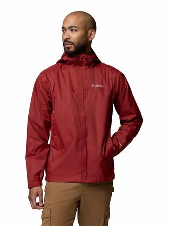 Campera Columbia Waterlight II Hombre Outdoor Rojo