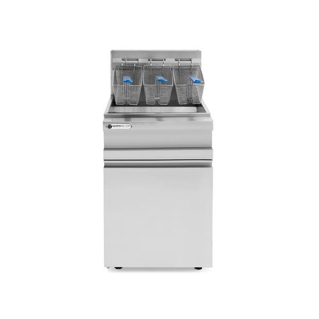 Freidora A Gas Automatica Soul Heat De 3 Canastos Plateado