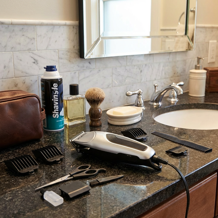 Cortadora De Cabello Klasse Con 12 Peines Y Cuchillas De Alto Rendimiento (KS3200)