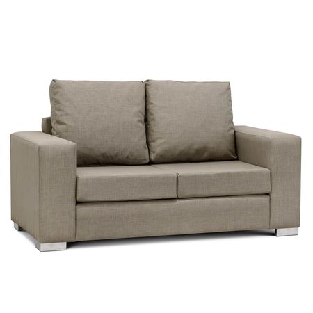 Sillón 2 Cuerpos Virginia Tapizado Aspen Antique Espácity