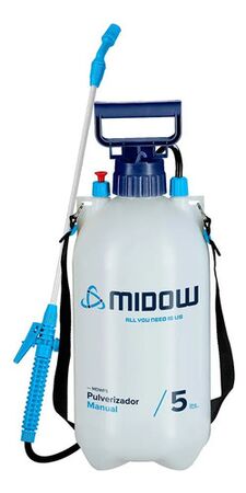 Pulverizador Manual 5l Midow Mdwf5 Jardinería Limpieza Blanco
