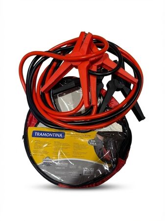 Cable de Auxilio Tramontina Reforzado 12/24V 300 Amperes