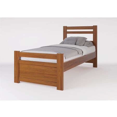 Cama 1 Plaza Pacifico Inmacol Cod: 202 Lustre Castaño