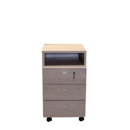 Cajonera Profesional 3 Cajones Platinum Gris Andino