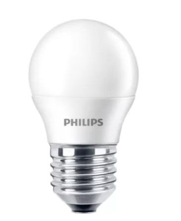 Lampara Foco Philips LED EcoHome Bulbo 4W E27 3000K G45 1PF AR ( 929001991971)