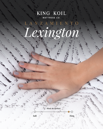 Colchon y Sommier King Koil Lexington 1 Plaza y Media 100x190 de Resortes Pocket + Espuma Viscoelastica