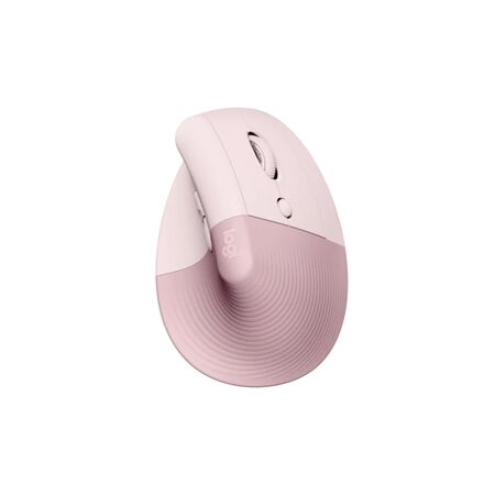 Mouse Logitech Lift Vertical Wireless Rosa