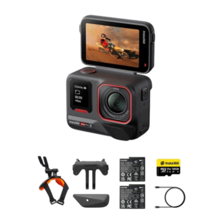 Insta360 Ace Pro 2 Motorcycle Bundle Midnight Black