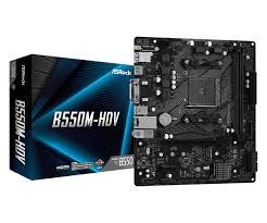Placa Base AsRock AM4 B550M-HDV 90-MXBDJ0-A0UAYZ - Vista 1