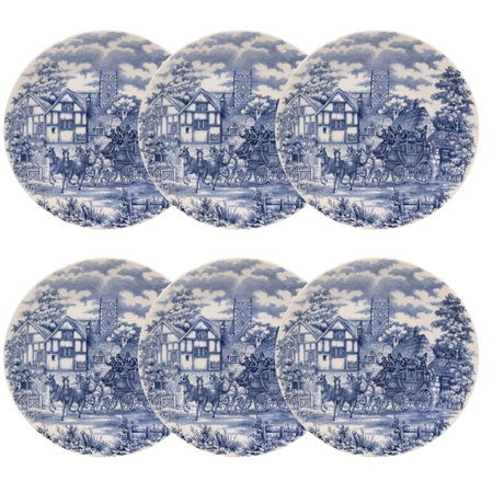 Cena Inglesa - Set X6 Platos Playos 26 Cm - Oxford