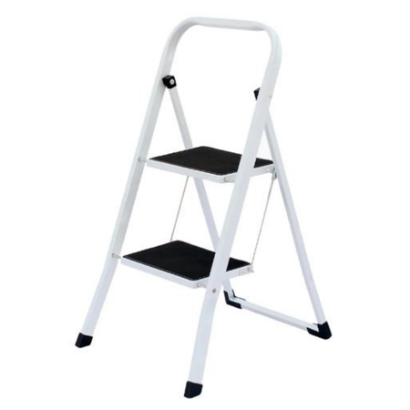 Escalera Plegable 2 Escalones Reforzados 150kg Ob-E2 One Box
