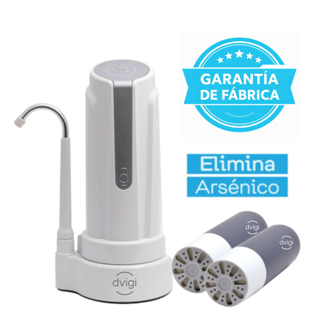 Combo Purificador de Agua Anti Arsénico DVIGI AS PLUS + 2 Filtros Adicionales