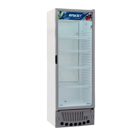 Exhibidora Briket Master 5000 Vertical 501L Blanca