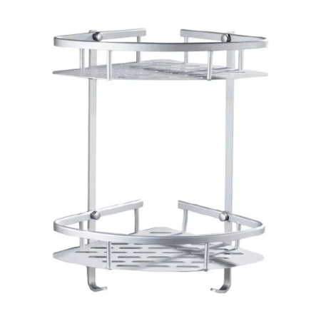 Organizador Ducha  Inoxidable Esquinero 2 Pisos Waggs
