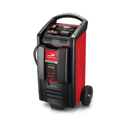 Cargador y arrancador inteligente profesional con ruedas Daihatsu 12V / 24V - Modelo CIAC200