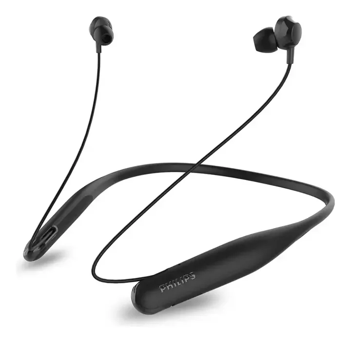 Auriculares Philips Tan1207bk Con Banda Cuello Y Microfono - Vista 1