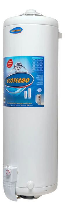 Termotanque Gas Natural 120l Ecotermo Europeo Conexión Superior - Vista 3