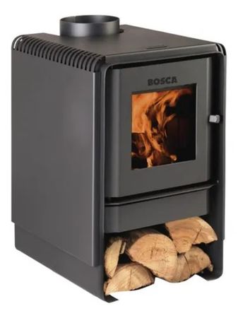 Calefactor A Leña Bosca Eco 380 180 Mt2 Salamandra