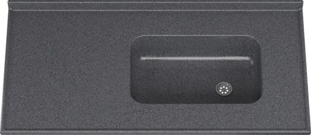 Tapa Mesada Ms Marmol Sintetico Mm822 1.20x0.60m Gris Oscuro