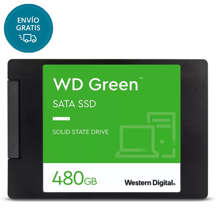 Disco de Estado Solido 480GB Western Digital Green 2.5 545MB/S - Vista 1