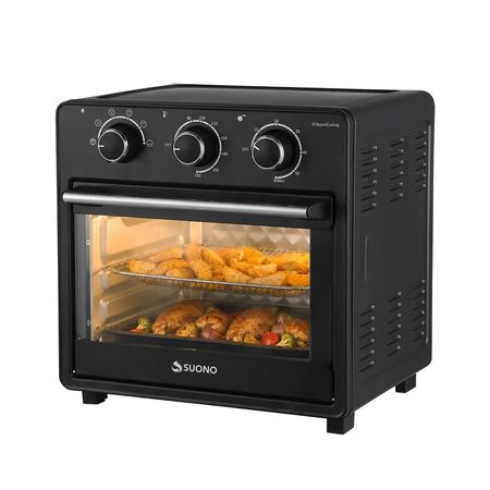 Horno Air Fryer 16LTS Mecánico NEGRO