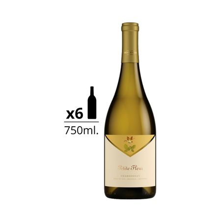 Vino Blanco Petite Fleur Chardonnay Caja x 6