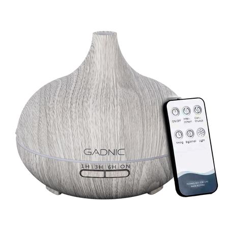 Difusor Aromático Gadnic Humidificador Ultrasonico Con Luz Led500ml