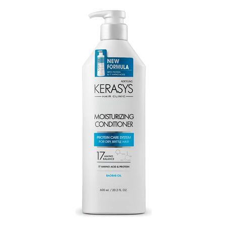 Acondicionador Kerasys Moisturizing Hidratante Coreano 600 Ml