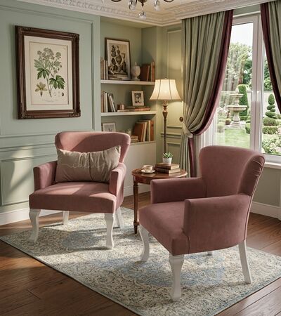 SILLON INDIVIDUAL PARIS ROSA VIEJO