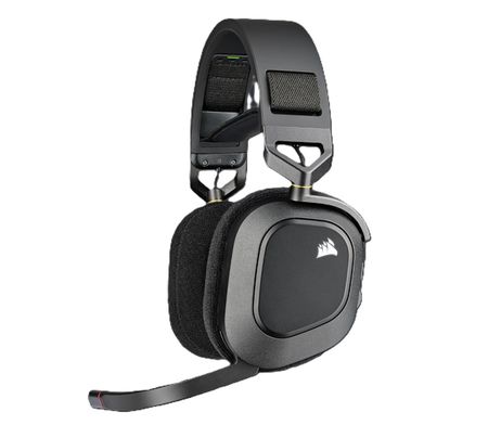 Auricular Corsair HS80 RGB Wireless Spatial Audio Carbon