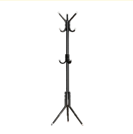 Perchero Negro Gadnic para 12 Prendas